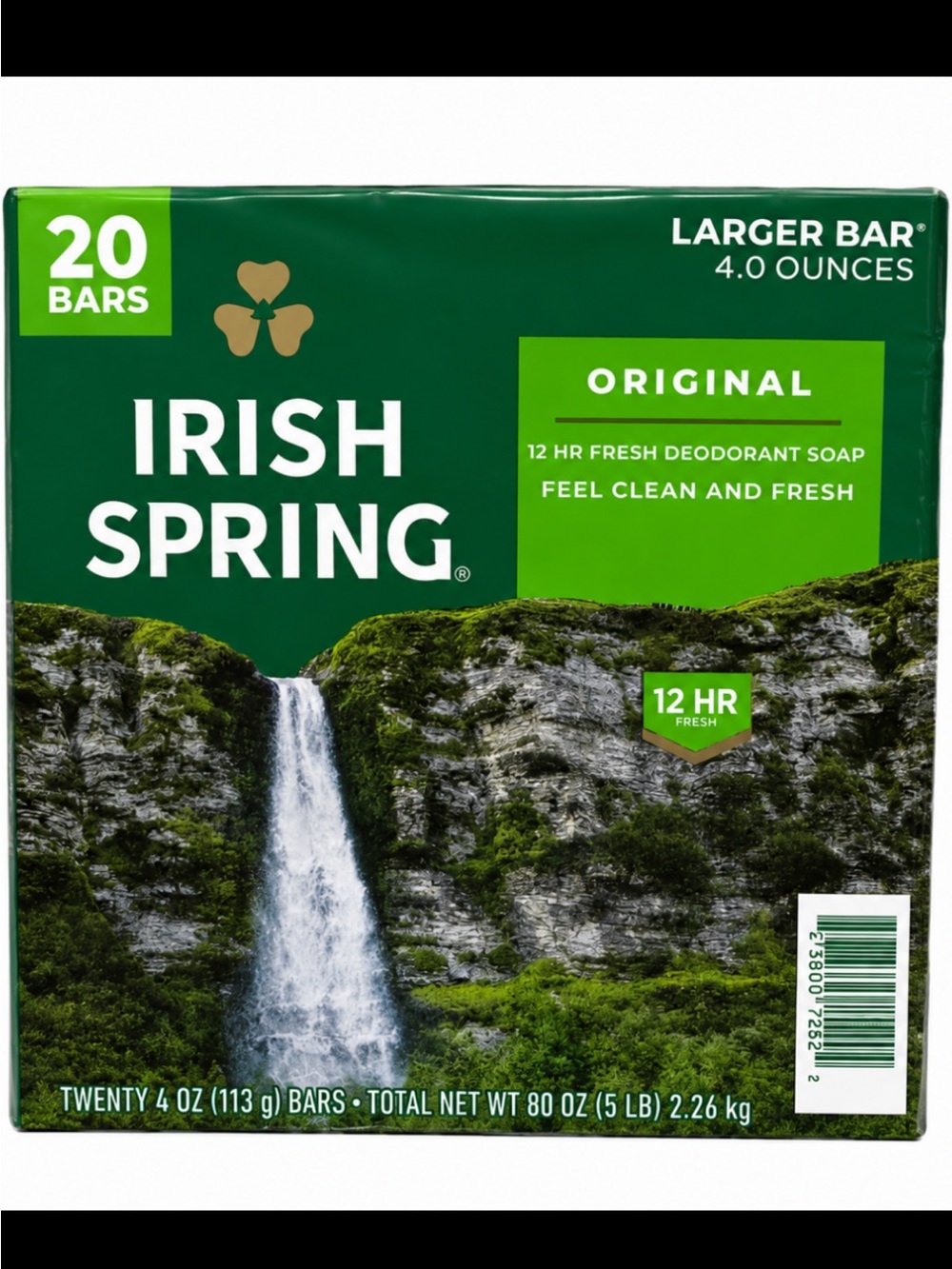 Original Green Soap Bar - Fresh Deodorant Scent